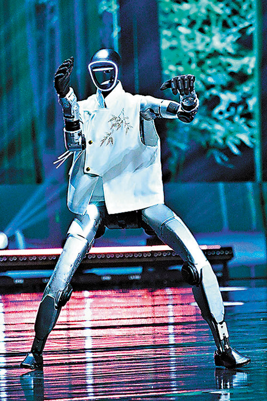 ●機器人功夫行雲流水。 主辦方供圖