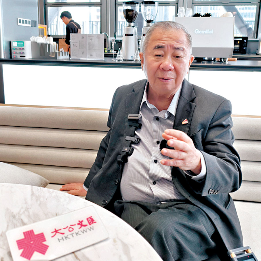 ●香港城市大學校長梅彥昌　香港文匯報記者毛麗娟 攝