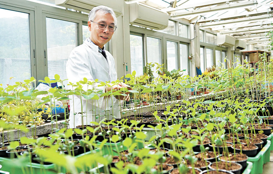 ●林漢明表示，獲得國家級的「重點實驗室」稱號就像獲得了能與各地合作的信用卡。香港文匯報記者曾興偉  攝