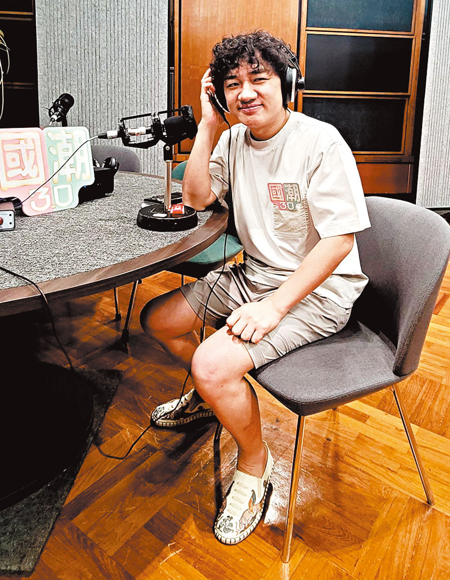 ●王祖藍昨日擔任《國潮3.0》嘉賓。香港文匯報記者梁靜儀  攝