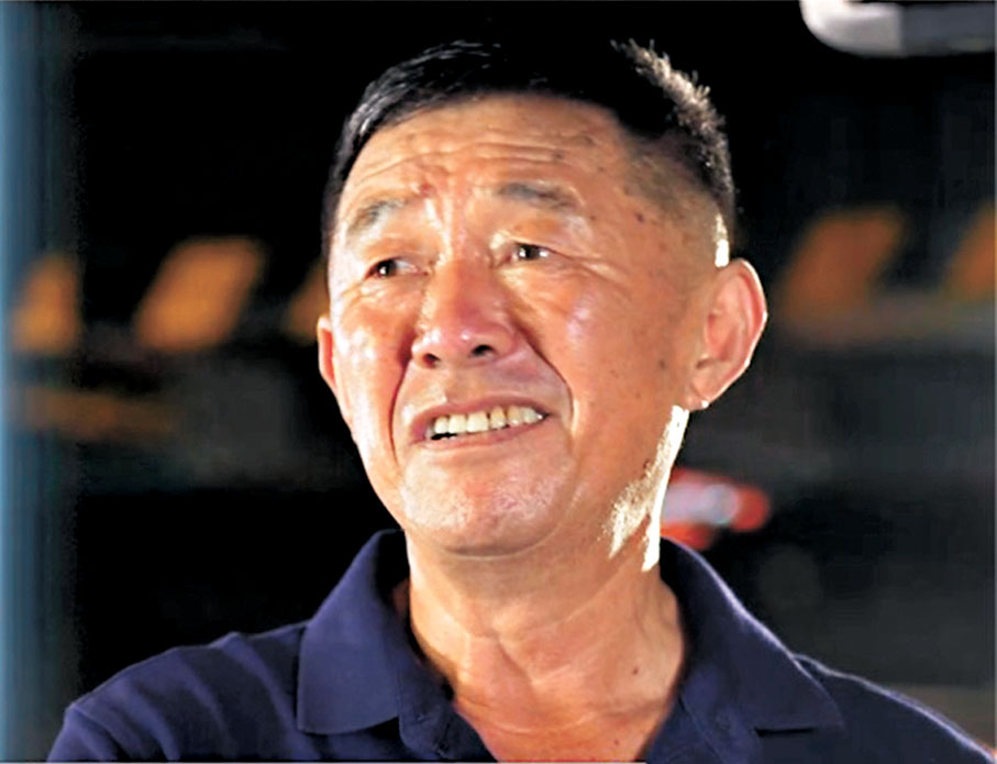 ●老艇長楊剛讚張涵予「有點像我」。 央視圖片
