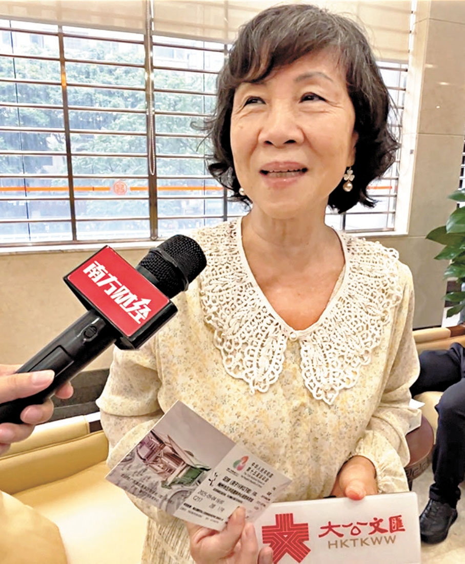 ●在穗的港人周女士　香港文匯報記者敖敏輝 攝