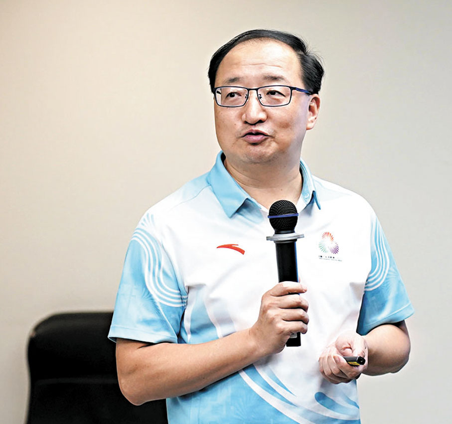 ●十五運會廣東賽區執委會聯絡部副部長、省委港澳辦副主任、一級巡視員張志華。香港文匯報記者張發兒 攝