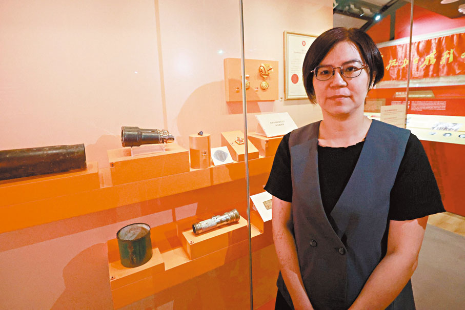 ●香港抗戰及海防博物館館長張雅茵。