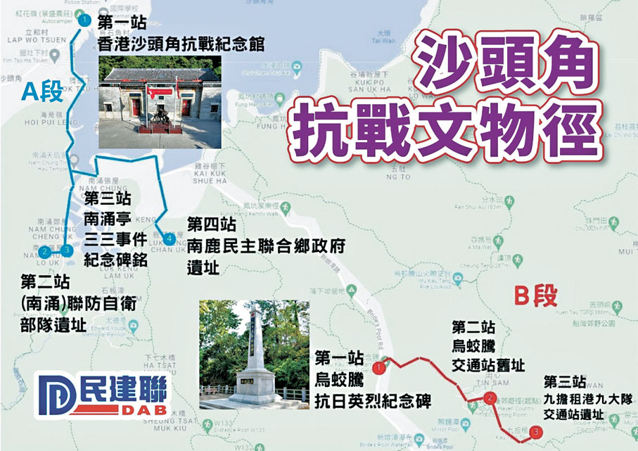 民建聯推介6條本地愛國主義教育研學路線