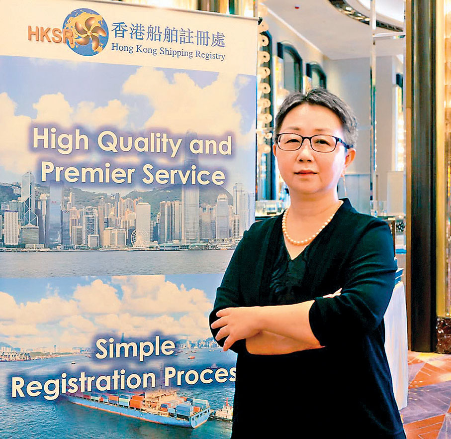 ●鍾素静表示，其公司未來將以香港為基地拓展國際業務。香港文匯報記者黃子晉  攝