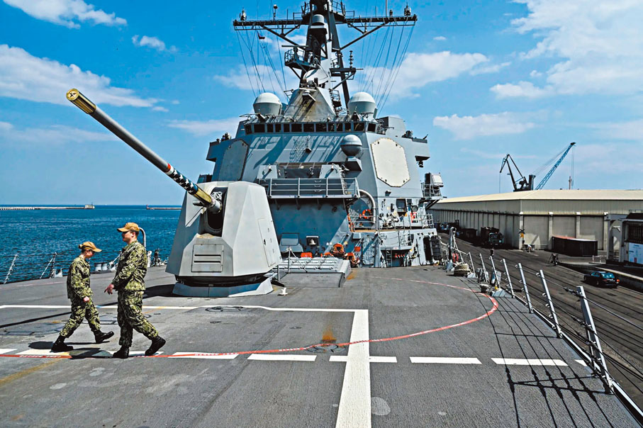 ●「格雷夫利」號在委內瑞拉海岸附近部署。資料圖片