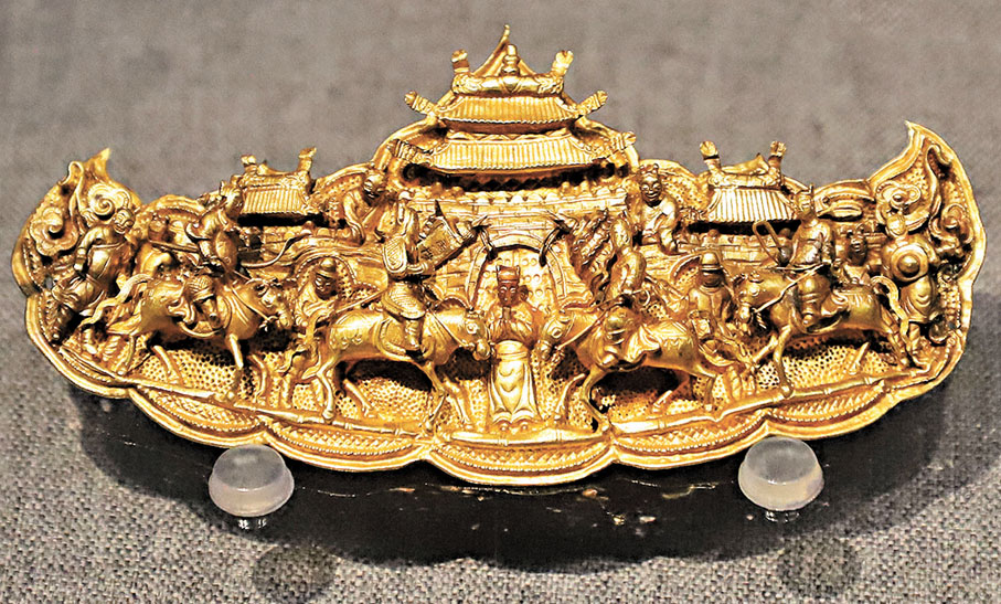 ●四馬投唐圖金分心