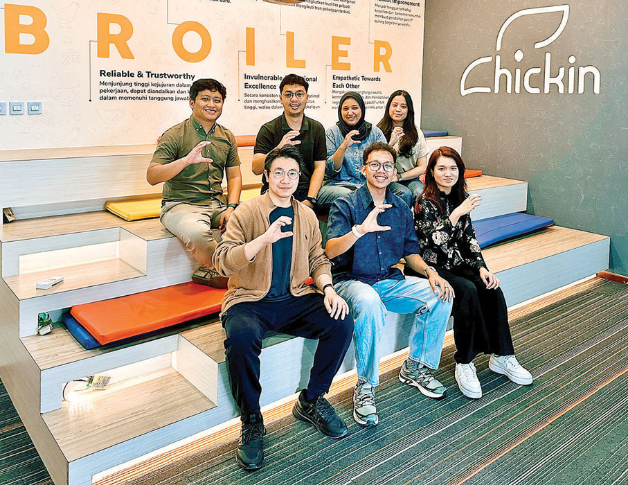 ●港企喚雨科技創投與印尼農業創企Chickin合作,發展智能蛋雞養殖場。 受訪者提供