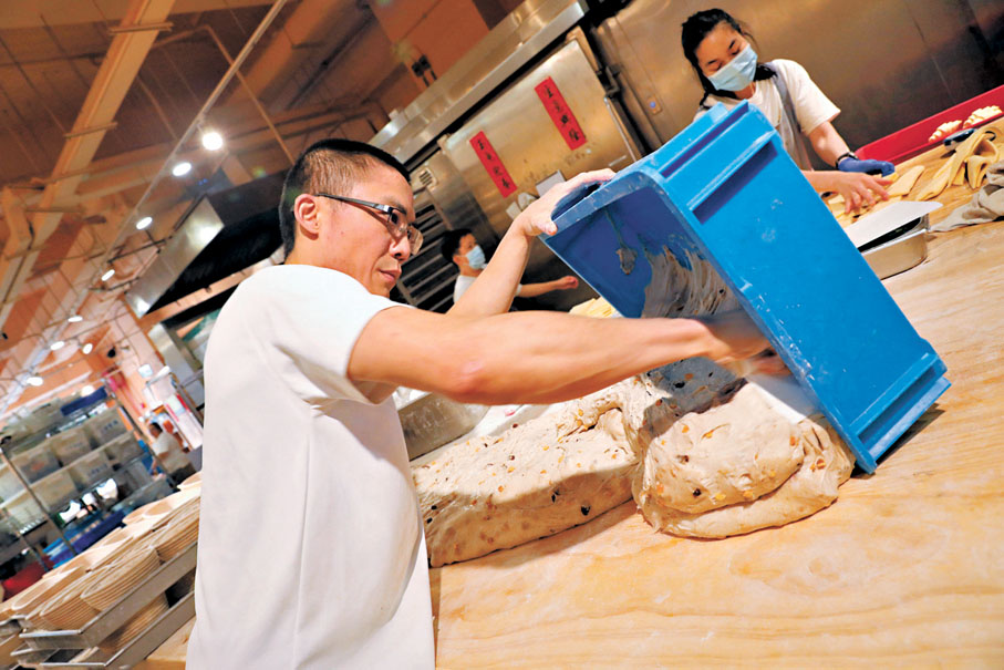 ●創立「Levain Bakery」品牌的烘焙達人李國彰。香港文匯報記者黃艾力  攝