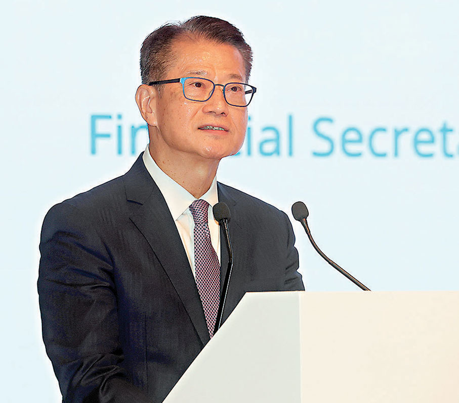 ●財政司司長陳茂波　香港文匯報記者郭木又  攝