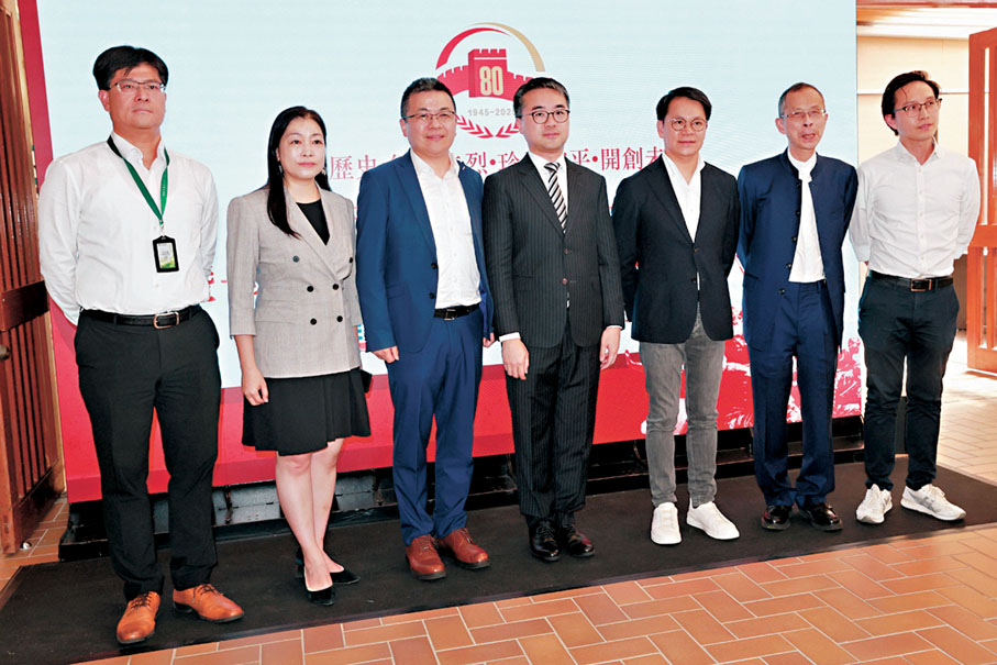 ●賓主出席啟動禮。香港文匯報記者北山彥  攝