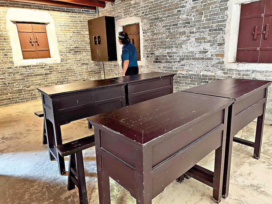 ●鏡蓉書屋曾是沙頭角的著名學府。