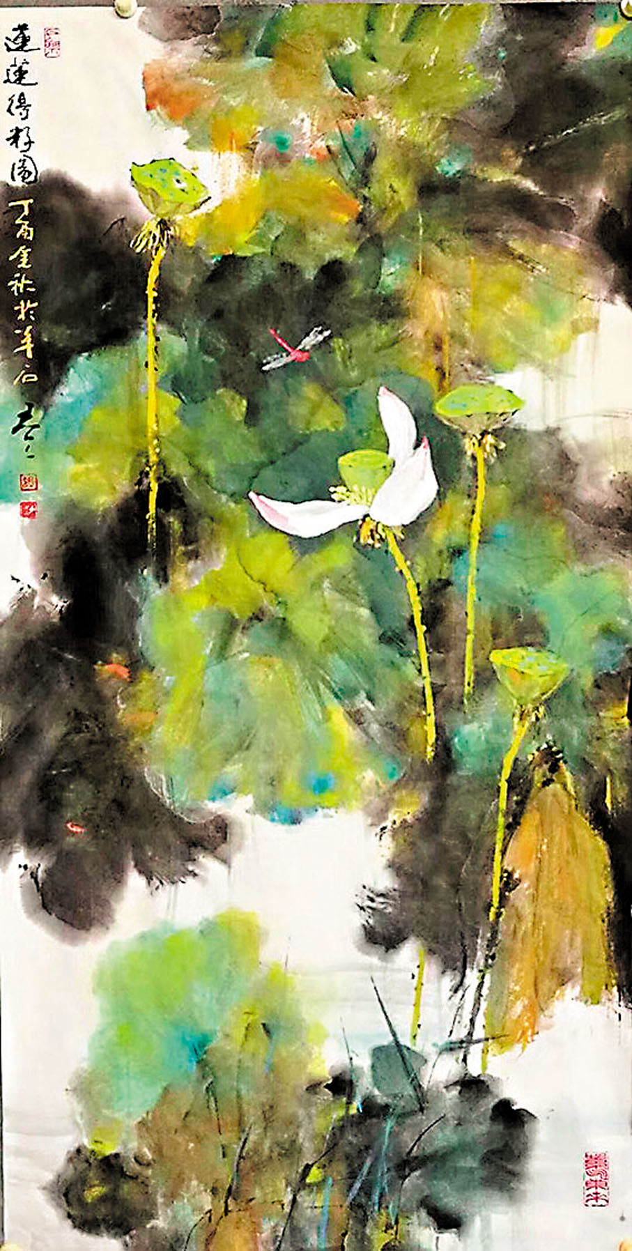 ●梁君令油畫作品。 作者供圖