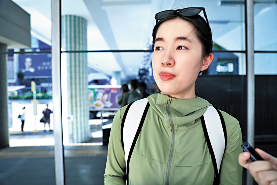 ●朱小姐 。香港文匯報記者萬霜靈  攝