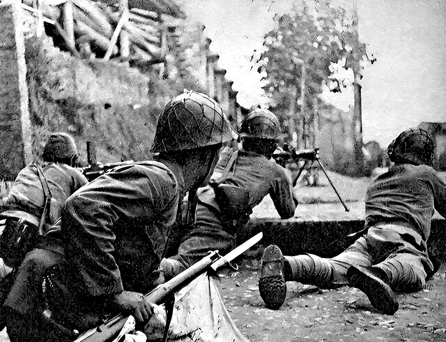 ●遠征軍炸毀惠通橋狙擊日寇。 作者供圖