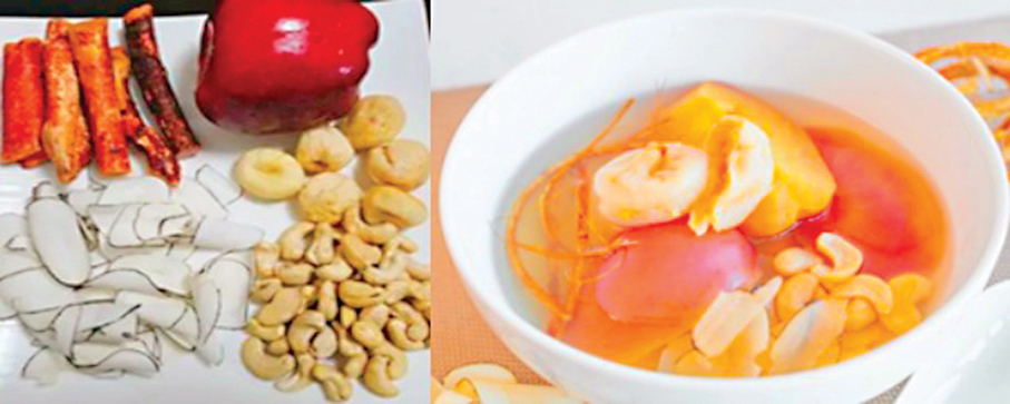 ●蘋果五指毛桃海底椰湯