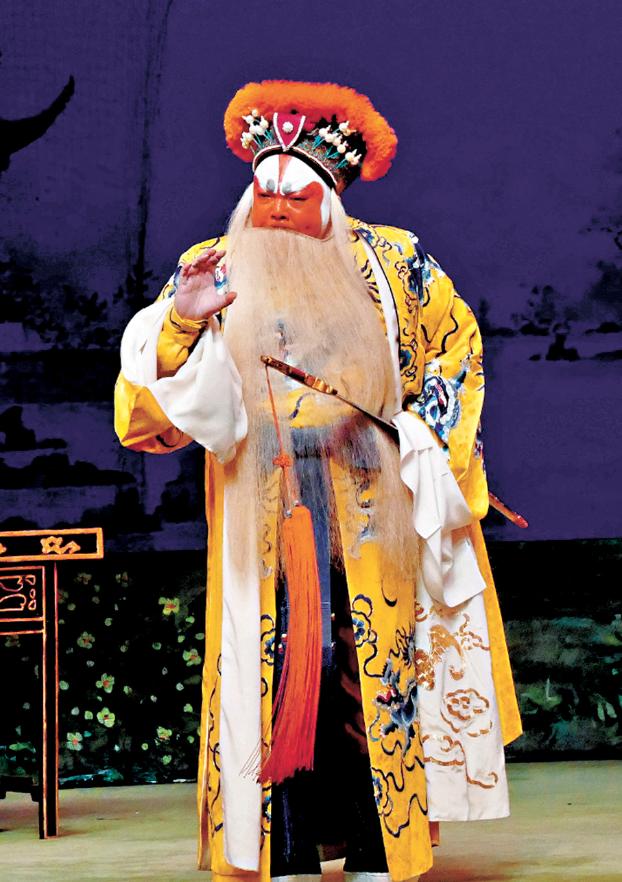 ●梁煒康常演《紫釵記》中的黃衫客。