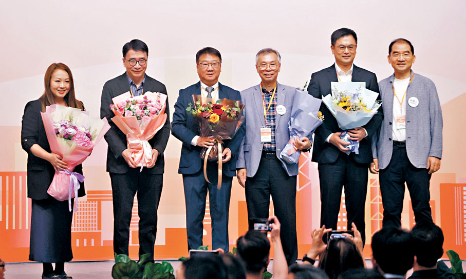 ●科技創新界界別當選人。香港文匯報記者郭木又  攝