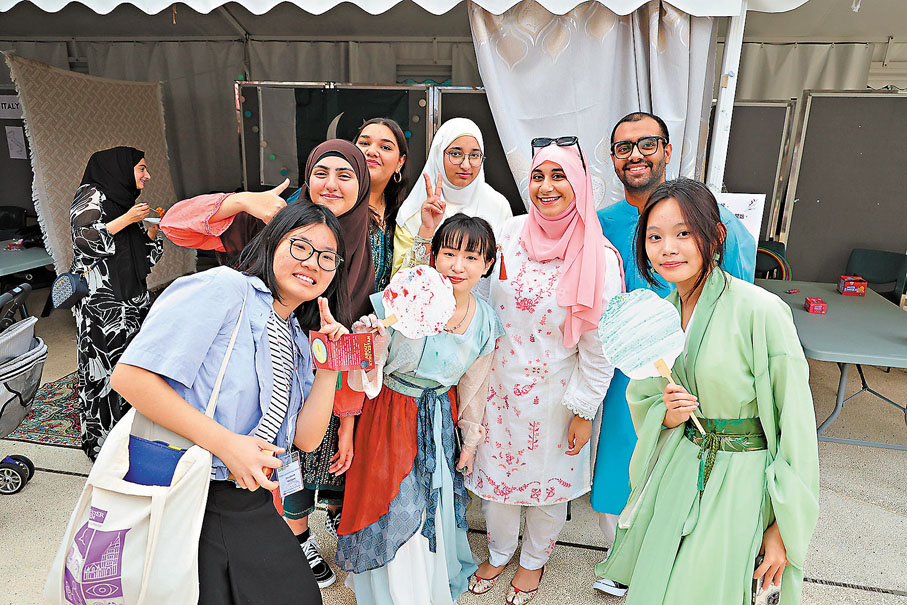 ●嶺南大學非本地生國際日活動。   嶺大供圖