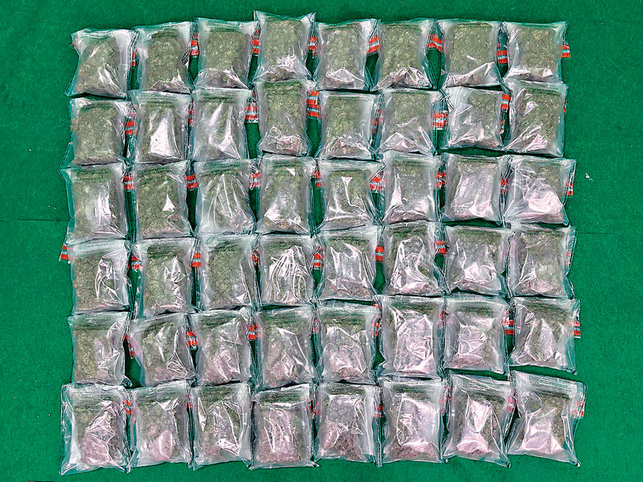 ●圖為檢獲的懷疑大麻花。