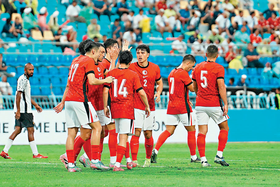 ●港足以一場大勝提振士氣。足總圖片