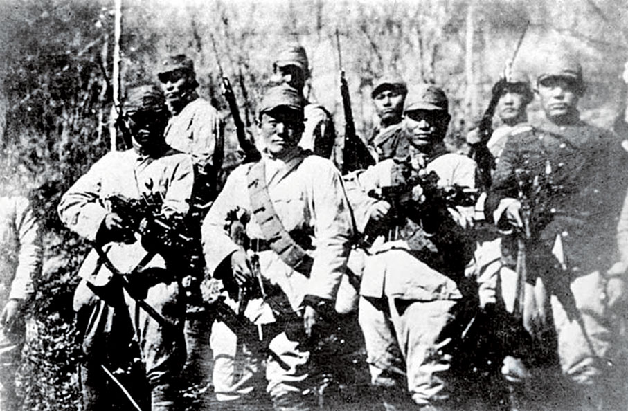 ●東北抗日聯軍之一部。（新華社）