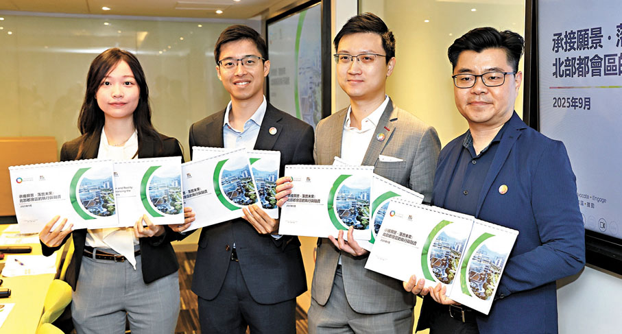 ●左起：郝亮、梁躍昊、葉文祺、王雲豪。香港文匯報記者萬霜靈  攝