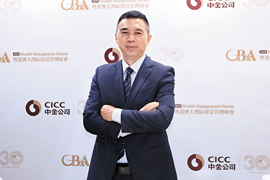 ●中金公司管理委員會成員、中金財富總裁王建力　香港文匯報記者黃艾力  攝