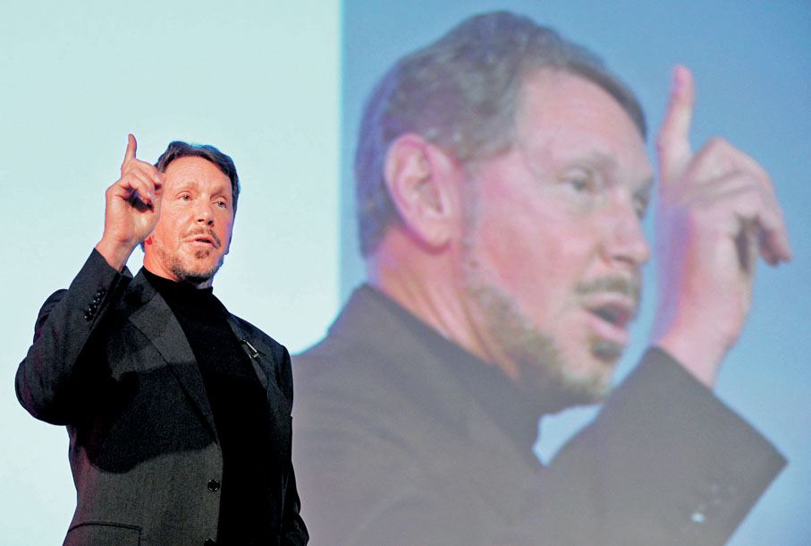 ●甲骨文股價急升，Larry Ellison一夜之間登上世界首富寶座。 法新社