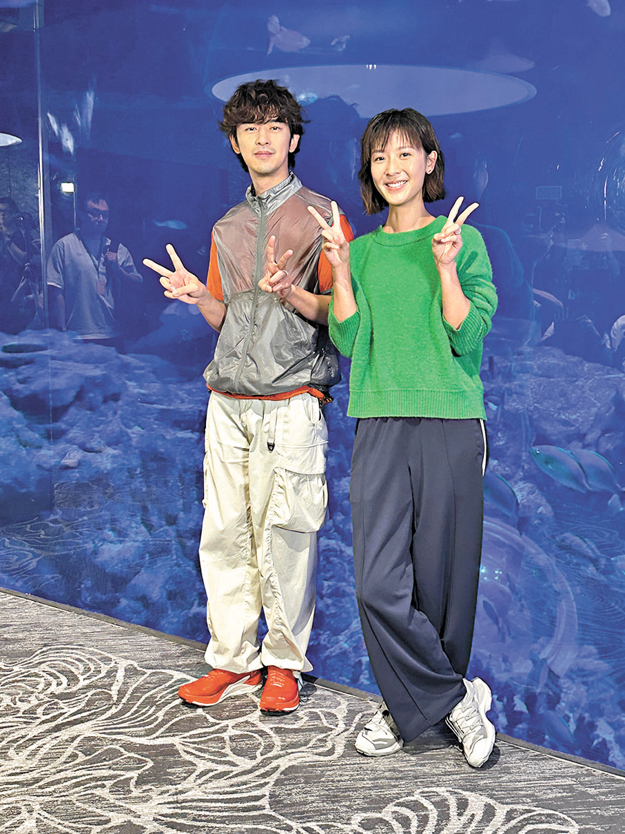 ●余香凝讚陳柏霖粵語對白專業。香港文匯報記者子棠  攝