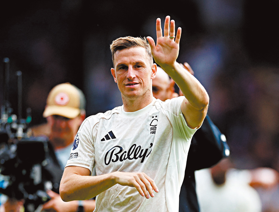 ●森林希望基斯活特可為阿仙奴防線帶來威脅。  資料圖片