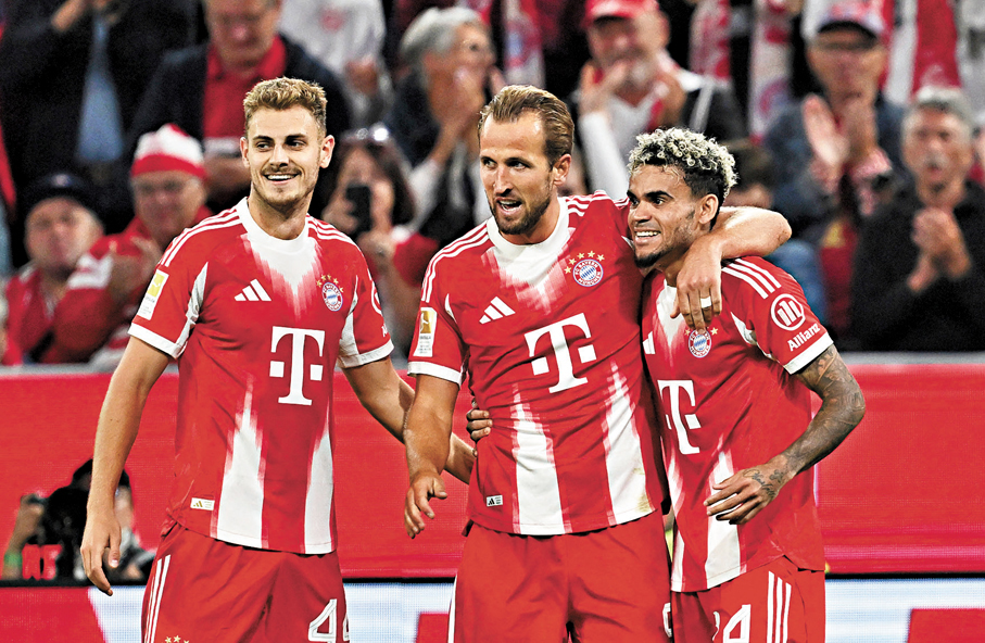 ●拜仁前場眾將均甚具威脅力。  資料圖片