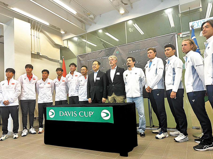 ●台維斯盃昨日完成抽籤。