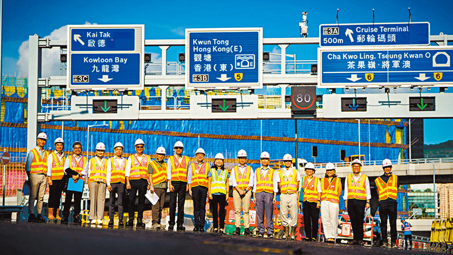 ●陳美寶表示，中九龍繞道（油麻地段）於今年內開通後，繁忙時段由油麻地往返九龍灣的車程，將由現時約30分鐘大幅縮短至約5分鐘。 網誌圖片