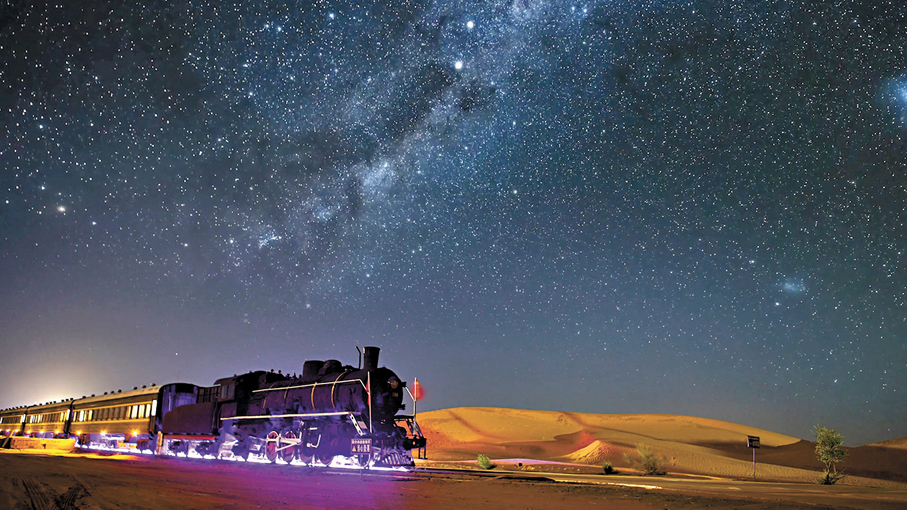 ●寧夏被譽為「星星的故鄉」，隨處抬頭都能仰望銀河浩瀚、群星萬點。