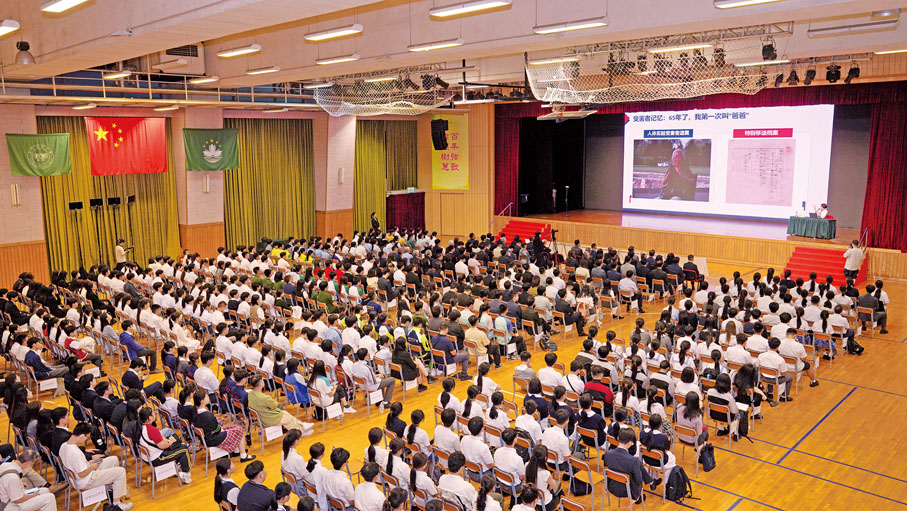 ●青年學生聆聽嘉賓分享。