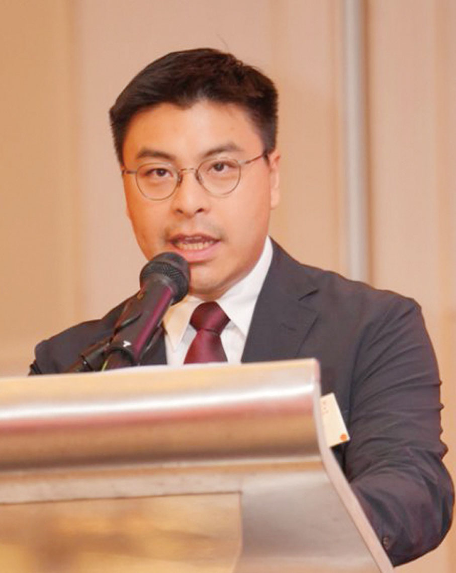 ●張家成致辭。