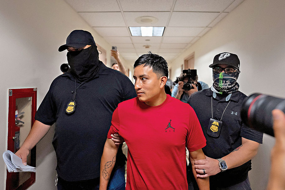 ●美大舉驅逐非法移民導致可用勞動力減少，推高企業聘用成本。 資料圖片