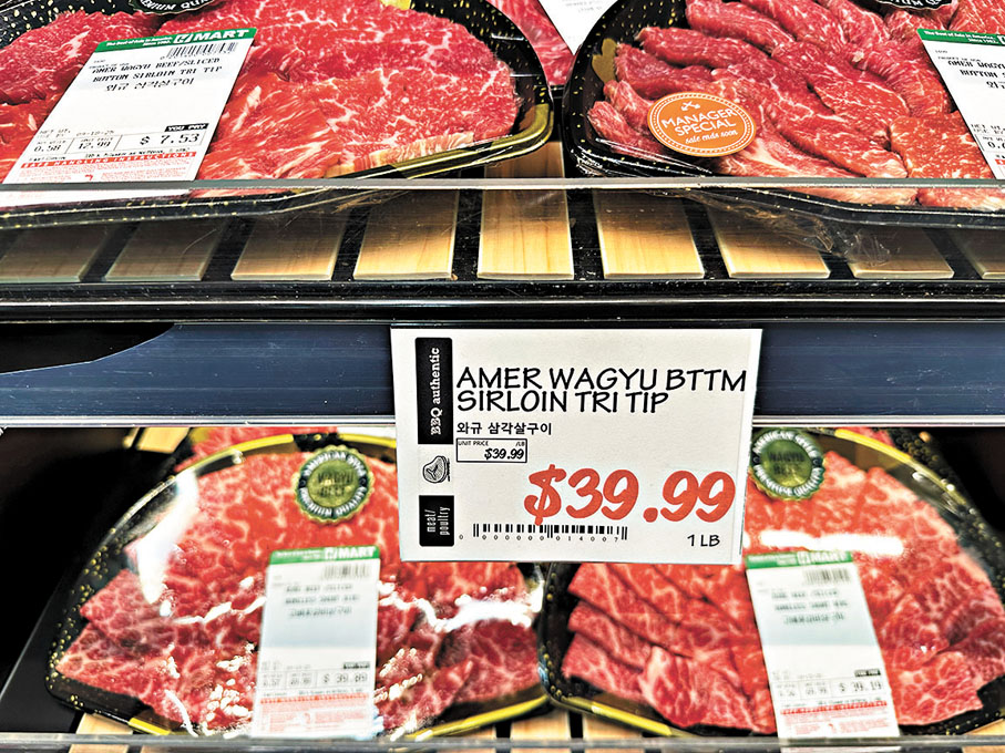 ●牛肉價格上漲逐漸成為美國新的輿論焦點。資料圖片