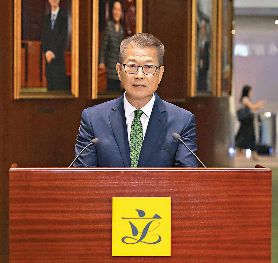 ●財政司司長陳茂波　香港文匯報記者萬霜靈  攝