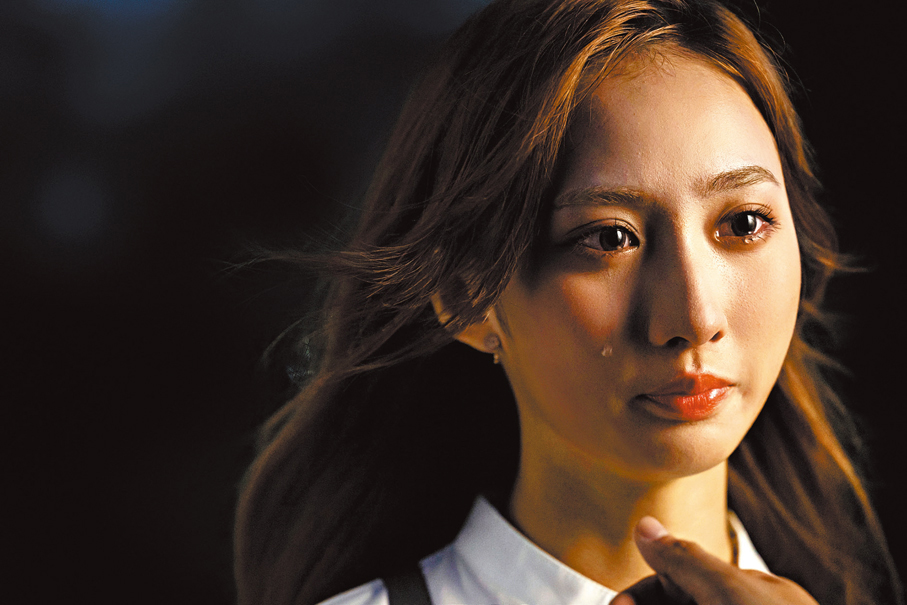 ●鍾柔美的喊戲特寫鏡頭令人動容。