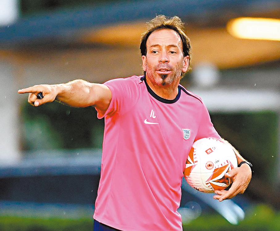 ●傑志新帥卡迪朗賽後拒談爭標。傑志Facebook圖片