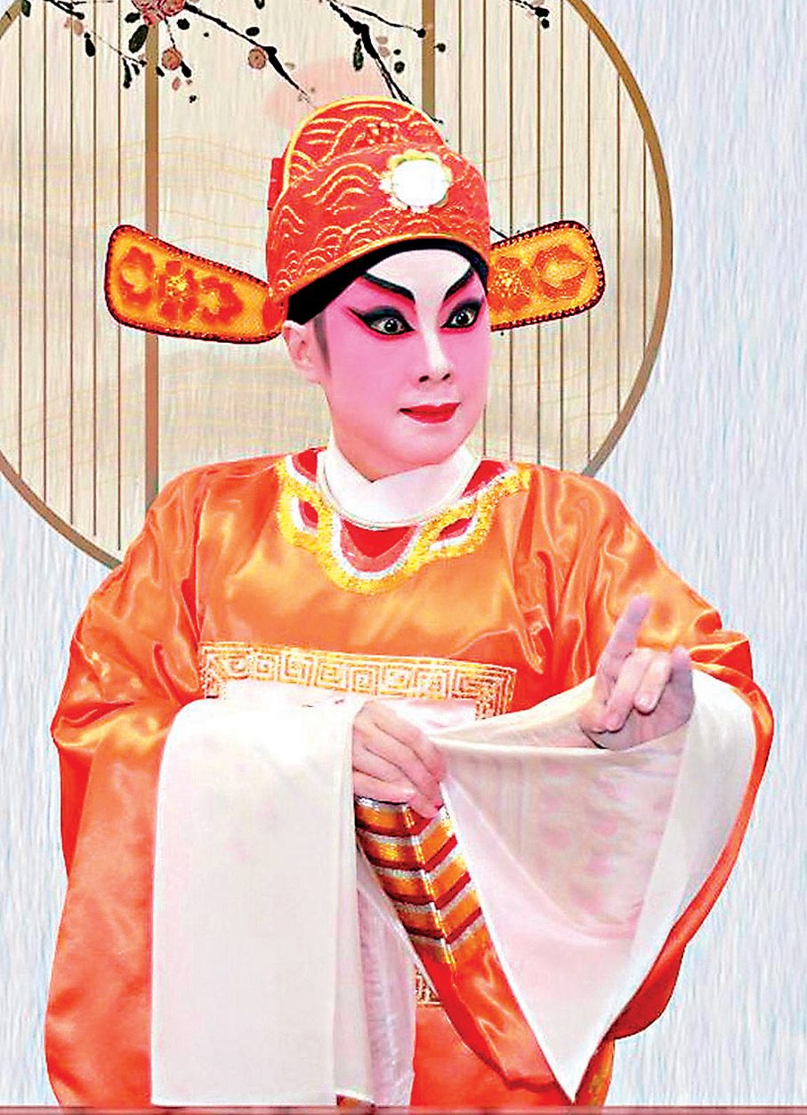 ●任丹楓的蔡伯喈造型，英俊瀟灑。