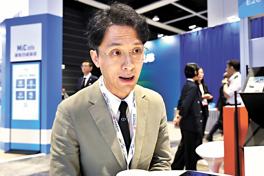 ●NEXX首席執行官許嘉。 香港文匯報記者萬霜靈  攝