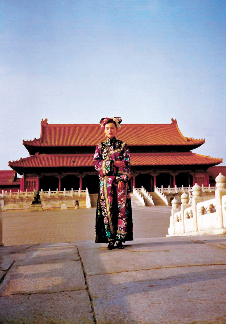 ●陳沖猶記得在故宮拍攝《末代皇帝》時的情景。 《貓魚》插圖，中和出版供圖