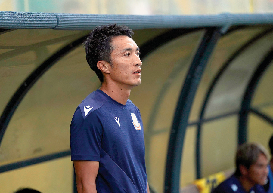 ●理文教練朱兆基期待鋒線雙煞能盡快建立默契。 資料圖片