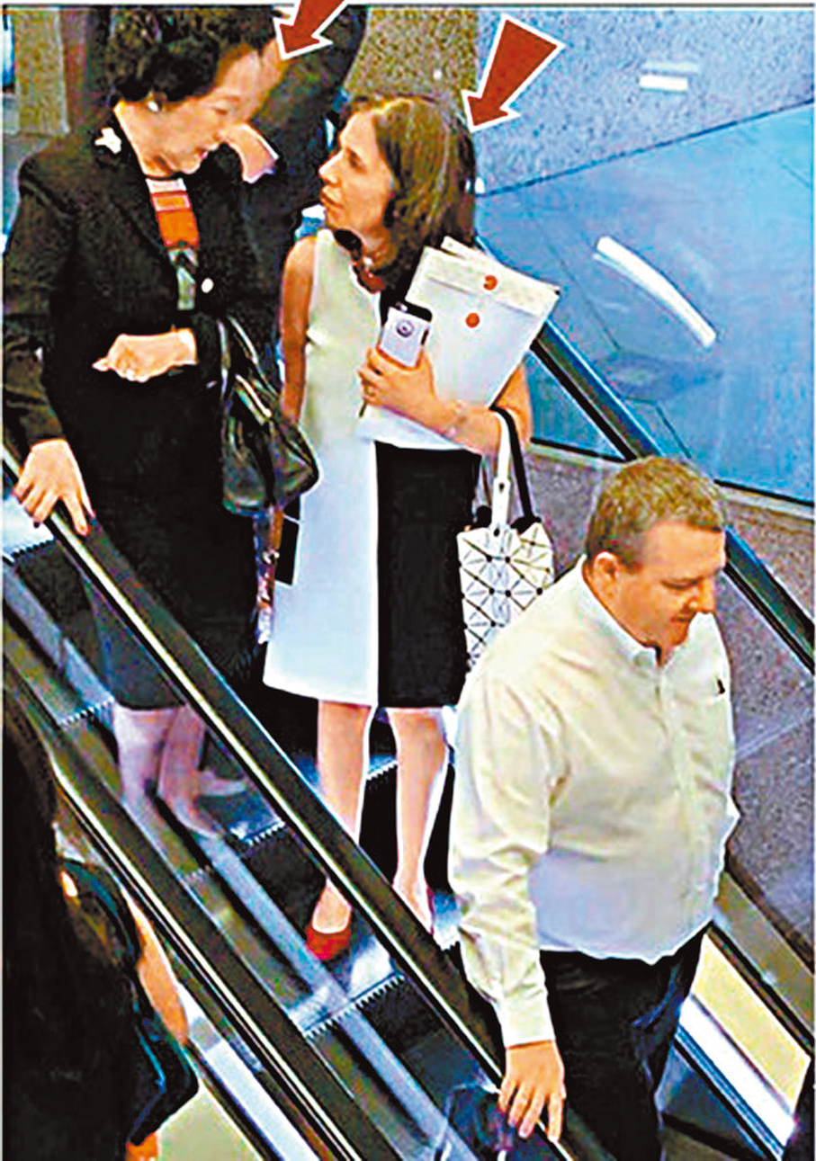 ●伊珠麗在修例風波期間與陳方安生等人會面。資料圖片