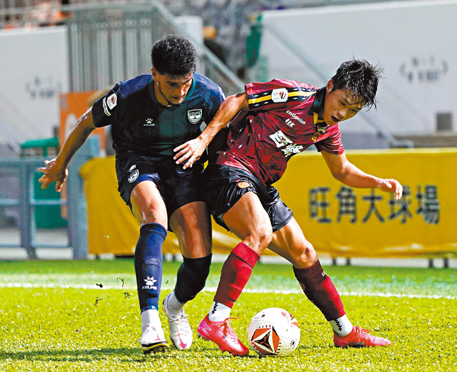 ●朴玟奎（右）珍惜每一次出戰的機會，盡情展現自己。