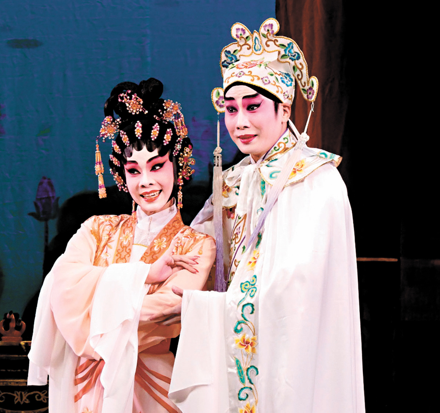 ●王志良和林穎施是舞台好拍檔。